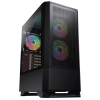 Cougar MX430 Mesh RGB Black, 3х120мм ARGB Fan, ARGB Fan Hub, без БП, черный, ATX