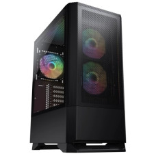 Cougar MX430 Mesh RGB Black, 3х120мм ARGB Fan, ARGB Fan Hub, без БП, черный, ATX