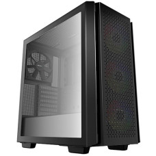 Корпус Deepcool CG560 черный без БП ATX 2x120mm 1x140mm 2xUSB3.0 audio bott PSU [R-CG560-BKAAE4-G-1]