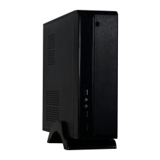 Exegate EX268689RUS Корпус MiniITX Exegate MI-207 Black, miniITX/mATX, <M350, 80mm>, 2*USB, Audio