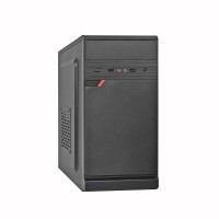 Exegate EX283058RUS Корпус Minitower ExeGate BAA-106 Black, mATX, <AAA400, 80mm>, 2*USB, Audio