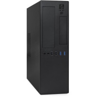 Exegate EX288879RUS Корпус MI-641-TPS300 (mini-ITX/mATX, TPS300 8см, 2*USB+2*USB3.0, HD аудио)