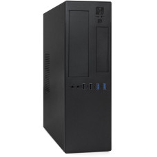 Exegate EX288879RUS Корпус MI-641-TPS300 (mini-ITX/mATX, TPS300 8см, 2*USB+2*USB3.0, HD аудио)