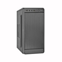Exegate EX283125RUS Корпус Minitower ExeGate BAA-108 Black, mATX, <AAA400, 80mm>, 2*USB, Audio