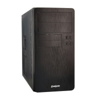 Exegate EX277192RUS Корпус Minitower SP-415UP Black, mATX <UN500, 120mm> 4*USB+2*USB3.0, HD Audio, петля, без винтовое крепление HDD, датчик вскрытия