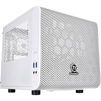 Корпус Thermaltake Core V1 без БП ( CA-1B8-00S6WN-01 ) miniITX White
