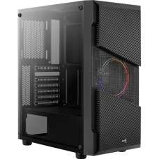 Корпус AeroCool Menace Saturn FRGB-G-BK-v1 Black