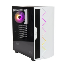 CASE HIPER DCW белый без БП ATX 1x120mm 1x140mm 1xUSB2.0 1xUSB3.0 audio bott PSU