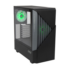 CASE HIPER CC BG черный без БП ATX 2x120mm 1x140mm 2xUSB3.0 audio bott PSU
