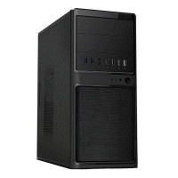 PowerCool Корпус S6012-2U3C-500W (Midi Tower, Черн., БП500Вт., 2*USB3.0, 2*USB2.0, 1*USB TypeC)
