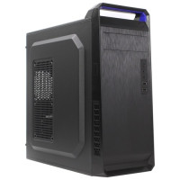 PowerCool S2013BK Корпус (Midi Tower, Black+Blue, ATX 500W-120mm, 24+8pin)
