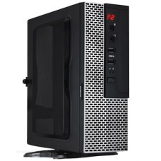 PowerCool Корпус S0002-BS USFF (Mini-ITX, Black, 2*USB3.0+HD Audio, БП ATX-200S)