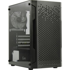 Powercase CMIMZB-L3 Корпус Mistral Micro Z3B Mesh LED, Tempered Glass, 2x 140mm + 1х 120mm 5-color fan, чёрный, mATX (CMIMZB-L3)