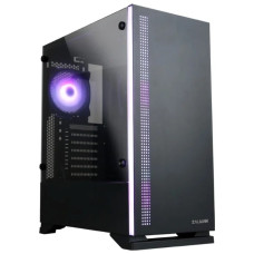 ZALMAN S5 Black, без БП, боковое окно (закаленное стекло), черный, ATX