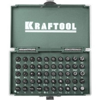 KRAFTOOL Набор Биты "EXPERT" "X-Drive", кованые, торсионные, Cr-Mo, система насечек "NSS", 50 предмета, в боксе [26065-H50]