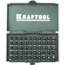 KRAFTOOL Набор Биты "EXPERT" "X-Drive", кованые, торсионные, Cr-Mo, система насечек "NSS", 50 предмета, в боксе [26065-H50]