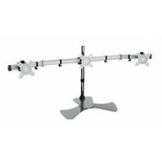 Cactus CS-VM-MP330S-AL серебристый Кронштейн для 3-х мониторов 15"-24" макс.8кг настольный наклон
