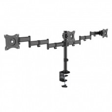 Arm Media LCD-T15 черный 15"-32" макс.30кг настольный поворот и наклон верт.перемещ.