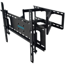 Kromax ATLANTIS-80 black {32"-75", max 50 кг, настенный, 4 ст свободы, наклон +5°-10°, поворот ±60°, от стены 100-484 мм, max VESA 600x400 мм}
