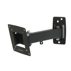 Kromax OPTIMA-103 black {Кронштейн для LED/LCD телевизоров 10"-28", max 25 кг, настенный, 3 ст свободы, наклон +5°-12°, поворот ±90°, от стены 68.5-225 мм, max VESA 100x100 мм}