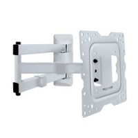Kromax DIX-18 white, Кр. стал. наст. для TV 22"-65", max 40 кг, 5 ст св., нак. ±15°, пов. 180°, от ст. 66-605 мм, max VESA 400x400 мм.