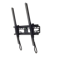 Kromax FLAT-4 new black, наст. для TV 22"-65", max 55 кг, 1 ст св., нак. +3°-10°, от ст. 42 мм, max VESA 400x400 мм.