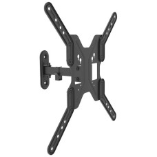TRESS WM 25441M черный 23"-55" 180 градусов. Вылет от стены 68-190 мм. Крепление стандарта VESA 75х75, 100х100, 100х200, 200х200, 200х300, 300х300, 300х400, 400х400 мм