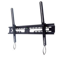 Kromax FLAT-2 new black, наст. для TV 32"-90", max 65 кг, 1 ст св., нак. +3°-10°, от ст. 42 мм, max VESA 600x400 мм.