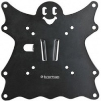 Kromax CASPER-200 black, Кр. стал. наст. для TV 15"-40", max 30 кг, 0 ст св., от ст. 21 мм, max VESA 200x200 мм.