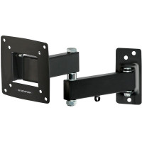 Кронштейн для ТВ Kromax OPTIMA-104 Vesa до 100x100 10-28' max 25кг черный