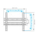 Кронштейн для ТВ ARM Media PLASMA-5 new 15-47" до 40 кг Vesa до 200x200