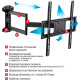 Кронштейн для ТВ ARM Media LCD-415 Vesa до 600x400 24-55' max 35кг black