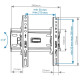 Кронштейн для ТВ Arm Media PLASMA-6 new Vesa до 200x200 15-47' max 35кг black