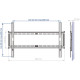 Кронштейн для ТВ Kromax IDEAL-1 Vesa до 600x400 32-90' max 55кг black