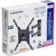 Кронштейн для ТВ Kromax OPTIMA-404 Vesa до 400x400 15-55' max 35кг черный