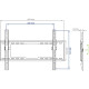 Кронштейн для ТВ Kromax IDEAL-102 Vesa до 600x400 32-90' max 40кг black