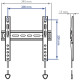 Кронштейн для ТВ Kromax VEGA-13 Vesa 200x200 15-42' max 35кг