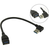 KS-is KS-402O Кабель адаптер угловой USB 3.0 male female , левый