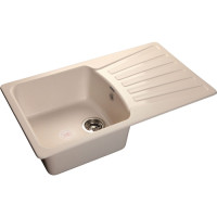 Кухонная мойка GranFest Standart GF-S-850L чаша с крылом 850*495мм белый