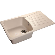 Кухонная мойка GranFest Standart GF-S-850L чаша с крылом 850*495мм белый