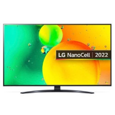 LG 50" 50NANO766QA NanoCell синяя сажа {4K Ultra HD 60Hz DVB-T DVB-T2 DVB-C DVB-S DVB-S2 USB WiFi Smart TV (RUS)}