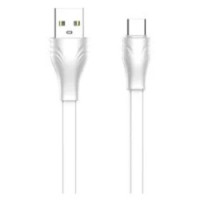 LDNIO LS551/ USB кабель Type-C/ 1m/ 2.1A/ медь: 60 жил/ Плоский/ White