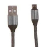 LDNIO LD_B4571 LS432/ USB кабель Micro/ 2m/ 2.4A/ медь: 120 жил/ Нейлоновая оплетка/ Gray