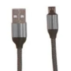 LDNIO LD_B4571 LS432/ USB кабель Micro/ 2m/ 2.4A/ медь: 120 жил/ Нейлоновая оплетка/ Gray