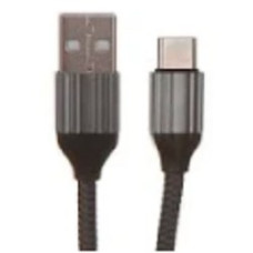 LDNIO LD_B4573 LS432/ USB кабель Type-C/ 2m/ 2.4A/ медь: 120 жил/ Нейлоновая оплетка/ Gray