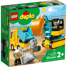 LEGO DUPLO "Грузовик и гусеничный экскаватор" 10931