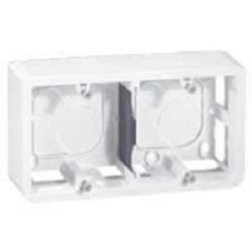 Legrand (80285) Mos.Кор.накл. бел. 4/5М, гориз. в.40мм