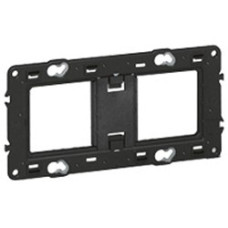 Legrand 080252 Суппорт, монтаж на винтах - Программа Batibox - вертикальный/горизонтальный монтаж - 2 -местный - 4/5 модулей