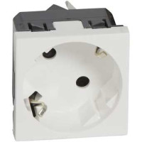 Legrand 077245 Розетка 2К+3 под углом 45° - Программа Mosaic - немецкий стандарт - 2 модуля
