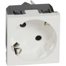 Legrand 077245 Розетка 2К+3 под углом 45° - Программа Mosaic - немецкий стандарт - 2 модуля